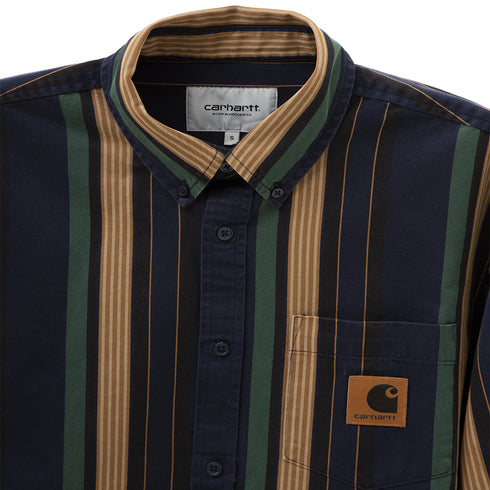 Carhartt WIP L/S Dorado Shirt Dorado Stripe / Dark Navy I031361_1DA_FQ Degli Uberti